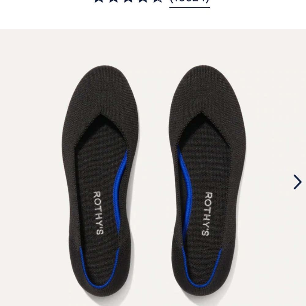 Rothy’s black flat